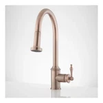 Signature Hardware Southgate Pull-down Kitchen Faucet -antique Copper. Fixed Price $220.00.