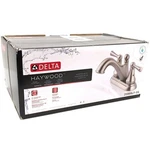 Delta Bathroom Faucet New Stainless Steel Haywood 2-HANDLE Centerset 15999LF-SSS. Fixed Price $56.66.