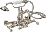 Kingston Brass CC1301T8 Vintage Leg Tub Filler, Hand Shower, Satin Nickel. Fixed Price $284.02.