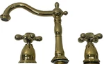 Kingston Brass Heritage Widespread Lavatory Faucet Polished KB1972AX. Fixed Price $90.01.