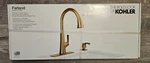 New! Kohler Farland (26756-SD-2MB) Kitchen Faucet Brushed Moderne Brass Gold. Fixed Price $179.00.