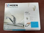 New Moen Adler CA87526 Kitchen Faucet Polished Chrome W/side Sprayer B64. Fixed Price $59.46.