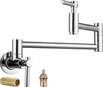 Wall Faucet, Pot Fillers Mount For Kitchen, Solid Copper Chrome. Fixed Price $115.99.