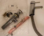 Olympia L-6050B 1-HANDLE, 1-HOLE Faucet W/pop-up Drain (tract Pack) Chrome. Fixed Price $68.24.