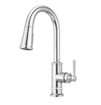 Pfister Port Haven 1.8 Gpm Single Hole Pull Down Kitchen Faucet GT-529-TDC. Fixed Price $200.00.
