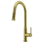 Vigo Hart Arched 18'' Single Handle Pulldown Spout Kitchen Faucet Matte. Fixed Price $117.00.
