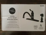 Project Source Laural Kitchen Faucet Oil Rubbed Bronze #2517070. Fixed Price $75.00.