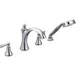 Moen Wynford T654 Chrome Roman Tub Faucet W/handshower. Fixed Price $330.00.