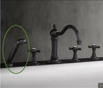 Restoration Hardware Vintage Cross-handle Deck-mount Tub Fill Handheld Shower. Fixed Price $120.00.