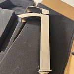 Duris Handle Single-hole Bathroom Vessel Faucet Brushed Nickel By Vigo. Fixed Price $39.99.