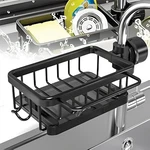 Universe Hub Kitchen Sink Faucet Organizer Compact Design For Small, Black. Fixed Price $30.51.