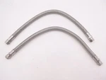 Pack 24" Stainless Steel Braided Faucet Hoses With 3/4" Fnpt Connectors. Fixed Price $19.99.