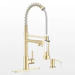 Casavilla Gold Kitchen Faucet Soap Dispenser Sink. Fixed Price $182.74.