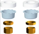 Chicago Faucets 111-PPJKNF Prepack Mounting Kit. Fixed Price $27.99.
