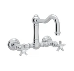 Rohl Polished Chrome Country Kitchen Faucet With Spoke Handles- A1456XAPC-2. Fixed Price $449.99.