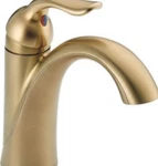 Delta Faucet Lahara Single Hole Bathroom With Touchless Technology Gold. Fixed Price $160.00.