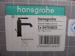 Hansgrohe Status Lavatory Faucet Brushed Nickel Finish (04754825) Sealed. Fixed Price $84.99.
