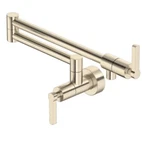 Rohl LB62W1LMSTN Lombardia Kitchen Wall Mounted Pot Filler Faucet Satin Nickel. Fixed Price $1198.00.