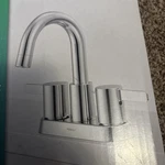 Peerless P2530LF Chrome Two Handle Centerset Bathroom Faucet Hole 4". Fixed Price $29.99.