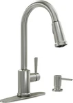 Moen 87090MSRS Indi Kitchen Faucet Spot Resist Stainless Pulldown High Arc New. Fixed Price $168.00.