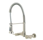 Kingston GS818.DL Concord 1.8 Gpm Pull Down Kitchen Faucet Wall Mount-chrome. Fixed Price $299.00.