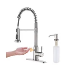 Touchless Kitchen Faucet,keer Smart Motion Sensor Hands Free Single Handle Sp.... Fixed Price $119.51.