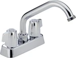 Peerless 2-HANDLE Centerset Utility Sink Faucet, Chrome P299232. Fixed Price $50.10.