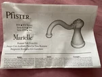 Pfister RT6-5MXC Marielle Polished Chrome Deck Mount Roman Tub Spout Faucet. Fixed Price $30.00.