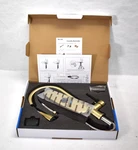 Wewe Brushed Gold Kitchen Faucet Pull Down Sprayer Single Handle Commercial. Fixed Price $31.89.