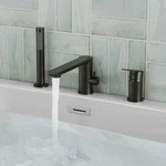 Everstein Faucet Set Handshower, Filler, Deck-mount Bathtub. Fixed Price $194.00.