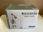 Glacier Bay 873X-0804 1 Handle Spray Tub Shower Faucet Brushed Nickel. Fixed Price $95.10.