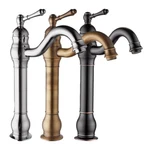 Bathroom Vessel Sink Swivel Faucet Single Handle Hole Vanity Basin Mixer HWZH040. Fixed Price $39.60.