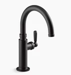 Kohler K-28357-BL Edalyn By Studio Mcgee Bar Sink Faucet, Matte Black. Fixed Price $359.99.