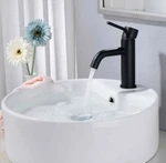 Trustmi Single Lever Hole Bathroom Basin Sink Faucet - Matte Black. Fixed Price $24.00.