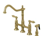 Kingston Brass KS127.ALBS Heritage 1.8 Gpm Widespread Bridge -. Fixed Price $349.99.