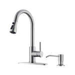Wewe Kitchen Sink Faucet With Soap Dispenser, P... Fast Ship. Fixed Price $75.81.
