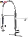 Gimili Kitchen Faucet With Pull Down Sprayer Single Handle High Pressure Brush. Fixed Price $139.76.