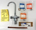 Chicago Faucet 50-CP Sink Kit 2-ROUND Handle Chrome Plate 1994 Nos *read*. Fixed Price $300.00.