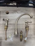 Kohler K-16109-4-BV Revival Kitchen Sink Faucet, Vibrant Brushed Bronze, X Spray. Fixed Price $999.99.