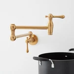 Signature Hardware 488316 4.6 Gpm Double Handle Wall Mounted Retractable Pot. Fixed Price $128.00.