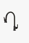Waterworks Henry One Hole Gooseneck Integrated Pull Spray Kitchen Faucet Da. Fixed Price $3242.40.