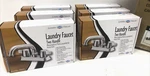6 Pack Ez-flo 4" Centerset 2-HANDLE Washerless Laundry Faucets In Chrome 10229. Fixed Price $74.99.