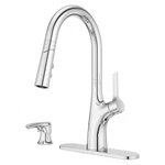 Pfister Stellen 1-HANDLE Pull Down Kitchen Faucet LG529-SAS Stainless Steel. Fixed Price $126.40.