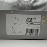 Hansgrohe 72806671 Talis Black High Arc Kitchen Faucet, Matte. Fixed Price $321.50.