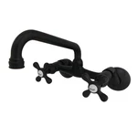 Kingston Brass KS213 Magellan 1.8 Gpm Widespread Bridge Kitchen - Black. Fixed Price $175.47.