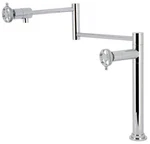 Kingston Brass KS470.RKX Webb 3 Gpm 1 Hole Pot Filler - Chrome. Fixed Price $529.72.