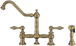 Whitehaus WHKBTLV3-9201-NT Vintage Iii Plus 1.5 Gpm Widespread Brass. Fixed Price $784.00.