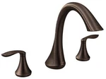 Moen T943ORB Eva Two Handle Roman Tub Faucet In Oil Rubbed Bronze (trim Only). Fixed Price $448.29.