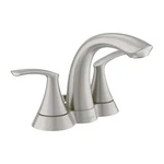 Moen WS84550SRN Darcy Centerset 2-HANDLE Bathroom Faucet In Spot Resist Brushed. Fixed Price $69.99.