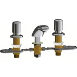 Chicago 404-HZ765ABCP Handle-operated Faucet, Deck, Manual, Metal. Fixed Price $590.99.